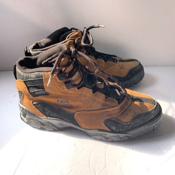 Pathfinder Brown & Black Suede Hiking / Work Boots | Size 7W | CSA Approved - Picture 4 of 6